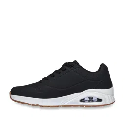 Skechers Men's UNO - STAND ON AIR Black Casual Lace Up Shoe image 3