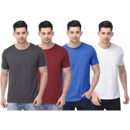 Color Capital Multicolored Regular Fit T-Shirt - Pack of 4-picture-47