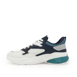 Red Tape Men's Slam Dunk Classics White & Blue Sneakers image 4