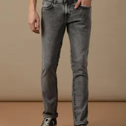 Wrangler Skanders Grey Slim Fit Low Rise Jeans-image-75