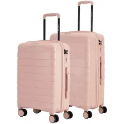 Nasher Miles Vienna Hard-Sided Luggage Set of 2 Peach Trolley Bag (55 & 65 cm)-image-15