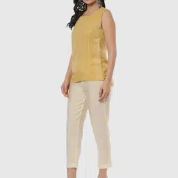 Biba Beige Printed Jacket With Inner image 5