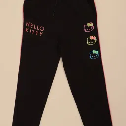Kidsville Hello Kitty Printed Regular Fit Jogger For Girls-image-10