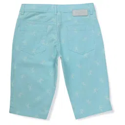Gini & Jony Girls Blue Cotton Printed Pants image 2