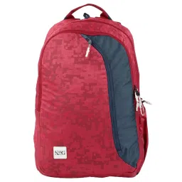 Wiki  Checks 31 Ltrs Red Medium Backpack image 1