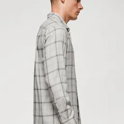 MANGO MAN Checked Casual Shirt image 4