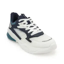 Red Tape Men's Slam Dunk Classics White & Blue Sneakers image 3