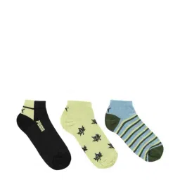 Puma SS23 Multicolor Graphic Sneaker Solid Large Socks - Pack of 3-picture-23