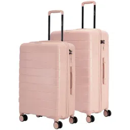 Nasher Miles Vienna Hard-Sided Luggage Set of 2 Peach Trolley Bag (65 & 75 cm)-picture-32