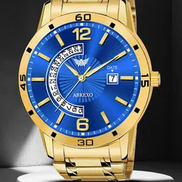 Abrexo Men Dial & Stainless Steel Bracelet Style Straps Analogue Watch Abx1348-picture-23