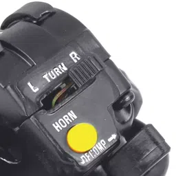 Uno Minda HANDLE BAR Switch - Left Side - with Dipper, Horn, Indicator & Horizontal Decompression Choke - 7 Wire Bullets for Royal Enfield Bullet (SW-0727) image 3