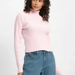 Forever 21 Pink Cotton Striped Sweater-picture-27
