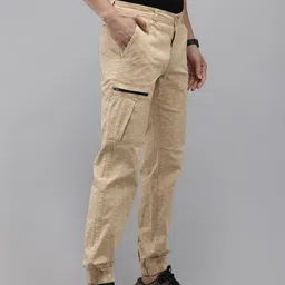 Wildcraft Men Geometric Printed Joggers Trousers-image-25