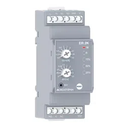 Multispan 100 to 270 V AC/DC Earth Leakage Relay, ER-2K image 2