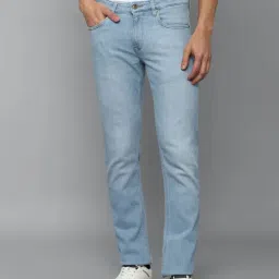 Louis Philippe Jeans Blue Cotton Slim Fit Jeans-picture-24