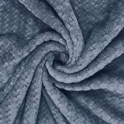 SWAYAM Navy Blue Fleece 233 GSM Mild Winter Lightweight Single Dohar image 2