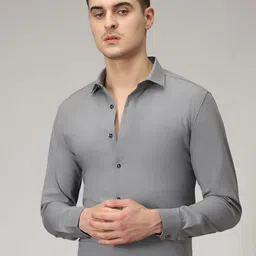 Banana Club Men Relaxed Slim Fit Opaque Casual Shirt-picture-17