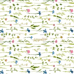 Home Ecstasy Blue & White Floral Print 140TC Bedsheet Single Bed With 1 Pillow Cover image 4