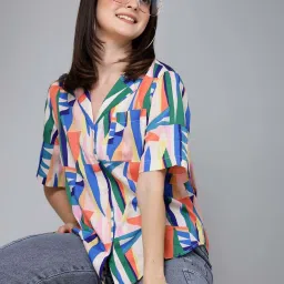 Style Quotient Multicolored Printed Shirt image 3