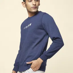 Byford by Pantaloons Blue Regular Fit Printed Sweatshirt image 3