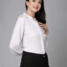 Style Quotient White Regular Fit Shirt image 3