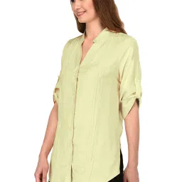 PATRORNA Cream Regular Fit Shirt image 3