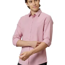 Being Human Pink Slim Fit Shirt image 3