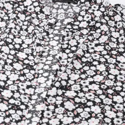 showoffff SHOWOFF Black & White Floral Print Long Shrug image 3