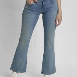 Spykar Blue Bootcut Jeans image 1