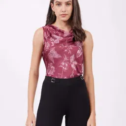 Fablestreet Red Printed Top image 4