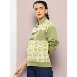 Kook N Keech Disney Mickey Mouse Printed Polo Sweatshirt image 3