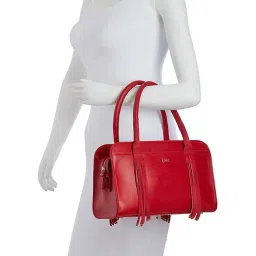 Tohl Rp1 Tamara Red Fringed Leather Handbag image 5