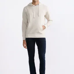 WES Casuals by Westside Solid Off-White Relaxed Fit Sweatshirt image 3