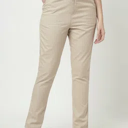 Kraus Jeans Women Relaxed Straight Leg Slim Fit Trousers-image-59
