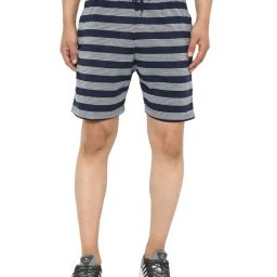 Vimal Jonney Blue Cotton Shorts-picture-1