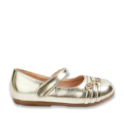 Fame Forever by Lifestyle Girls Gold Mary Jane Shoes image 1