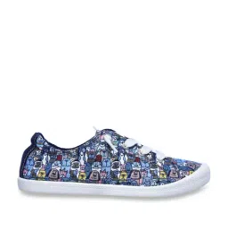 Skechers Women's BEACH BINGO - ROVERS RALLY Navy Multi Casual Slip On Shoe-picture-11