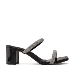 Scentra Women's Black Casual Sandals-picture-35