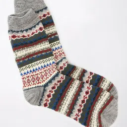 American Eagle Multicolor Printed Boot Socks image 1