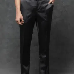 Rare Rabbit Black Tailored Fit Solid Formal Suit image 3