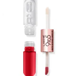 Lakme 9 To 5 Matte To Glass Liquid Lip Passion Pink - 7.6 ml image 2