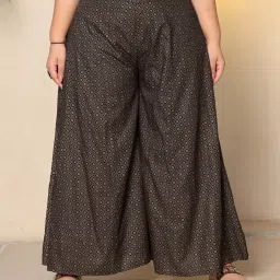 Juniper Black Printed Palazzos image 1