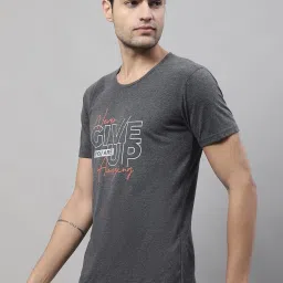 Vimal Jonney Anthra Grey & Mint Green Printed Lounge T-Shirt - Pack of 2 image 3