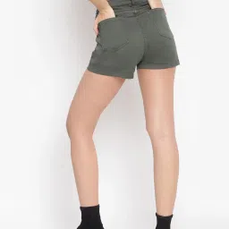 Belliskey Olive Regular Fit Shorts image 2