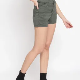 Belliskey Olive Regular Fit Shorts image 3