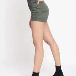 Belliskey Olive Regular Fit Shorts image 4