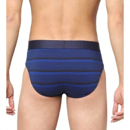 Jack & Jones Palace Blue Striped Briefs image 2