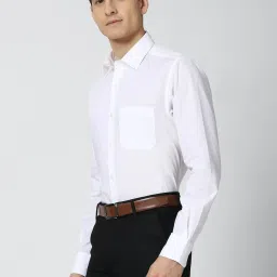 Peter England White Regular Fit Shirt image 3