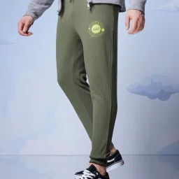 Bewakoof Official Cartoon Network Merchandise Green Loose Fit Printed Oversized Joggers image 3