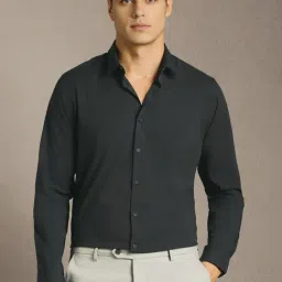 Louis Philippe Black Slim Fit Shirt-picture-44